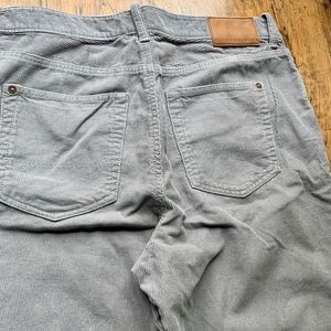 Tommy Hilfiger Excellent Condition Gray Corduroy